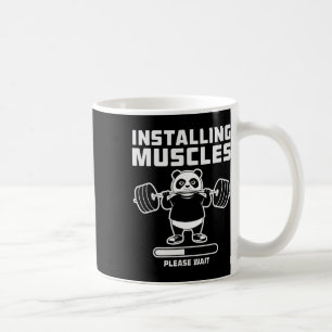 Gewichtheffen Installeren Spier Workout Pun Gym We Koffiemok