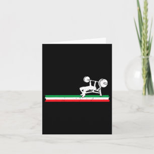Gewichtheffen Italiaanse Benchpress Italië Vlag Ge Kaart
