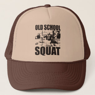 Gewichtheffen - Old School Squat Trucker Pet
