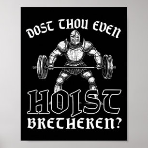 Gewichtheffen Powerlifting Gym Workout Dost You E Poster