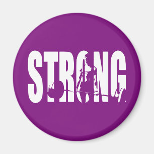 "Gewichtheffen" Vrouwen motivatie - STRONG Magneet