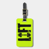 gewichthorend LIFT Electric Yellow Easy to Spot Bagagelabel (Voorkant verticaal)