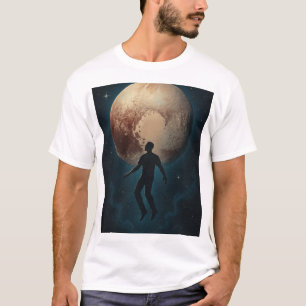 Gewichtloos boven Pluto T-shirt