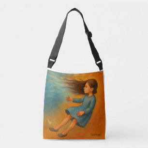 Gewichtloze Momenten – Emotionele Wellness Canvas  Crossbody Tas