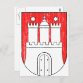 Gewichtsklak van Hamburg Briefkaart (Voorkant / Achterkant)