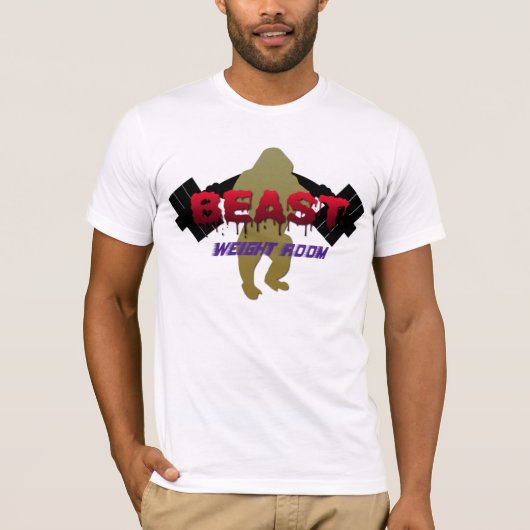 Gewichtsruimte Beast Gewicht Shirt (Voorkant)