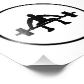 Gewichtsteken Foto Afdruk (Hoek)