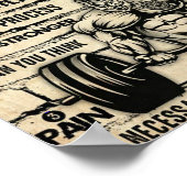 Gewichtstoename Poster (Hoek)