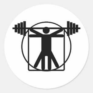 Gewichtstoename Ronde Sticker