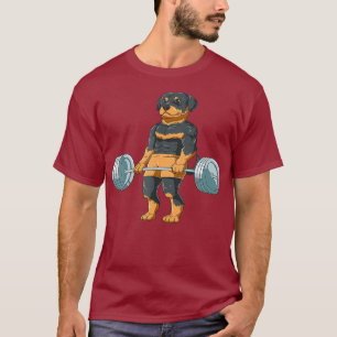 Gewichtstoename Rottweiler Dog Dog Dog Dog Dog Gym T-shirt