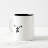 Gewichtstoename Tweekleurige Koffiemok (Voorkant links)