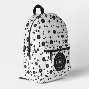 Gewichtstraining Fitness Dumbbell Bodybuilding Bedrukte Rugzak