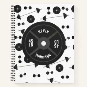 Gewichtstraining Fitness Dumbbell Bodybuilding Notitieboek