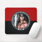 Gewichtstraining II - Mousepad Muismat (Met muis)