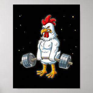 Gewichtstraining kippengym poster