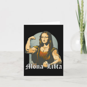 Gewichtstraining Parodie Fitness Bodybuilding Art Kaart