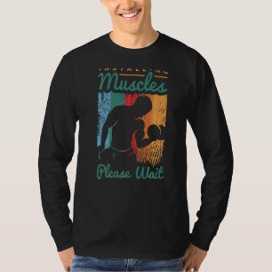 Gewichtsverhogend Gezegde voor een werkuitlozing T-shirt
