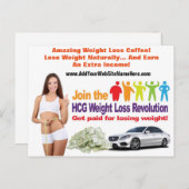 Gewichtsverlies Briefkaart (Voorkant / Achterkant)