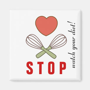 Gewichtsverlies — Fridge Magnet voor dieetonders Magneet
