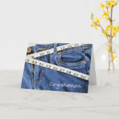 Gewichtsverlies Gefeliciteerd Jans Kaart (Gele Bloem)