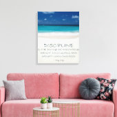Gewichtsverlies Motivatie Canvas: Strand 03 Canvas Afdruk (Insitu (Woonkamer))
