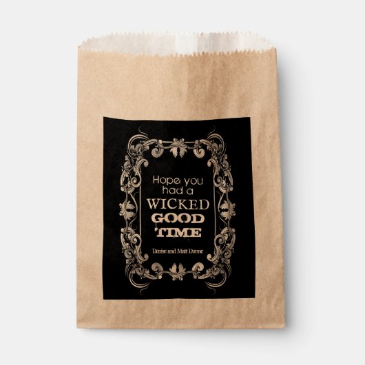 Gewichtte Good Time Halloween-behandelingen Bedankzakje (Voorkant)