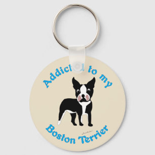 Gewijd aan Mijn Boston Terrier Sleutelhanger