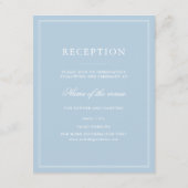 Gewijd trouwset in Omphalodes-blauw Informatiekaartje (Achterkant)