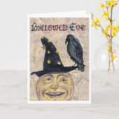 Gewijd Vooravond Kaart (Gele Bloem)