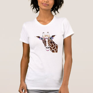 Gewijzigd Art Funky Giraffe Shirt