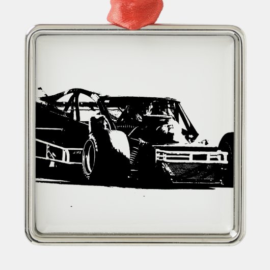 Gewijzigd Metalen Ornament (Voorkant)