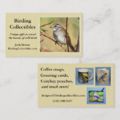 Gewijzigd visitekaartje voor verzamelingen (Voorkant / Achterkant)