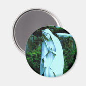 Gewijzigde Blauwe Maagd Maria Magneet (Voorkant / Achterkant)