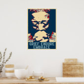Gewijzigde Obama Hope Poster (Keuken)