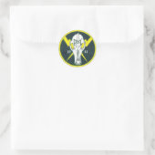 Gewijzigde ROJ-patch Ronde Sticker (Tas)
