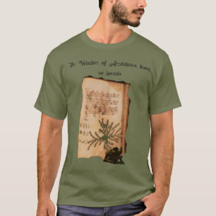 Gewijzigde Voynich Manuscript pagina Amfibie T-shirt