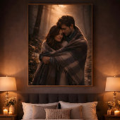 Gewikkeld in Stille Liefde Poster