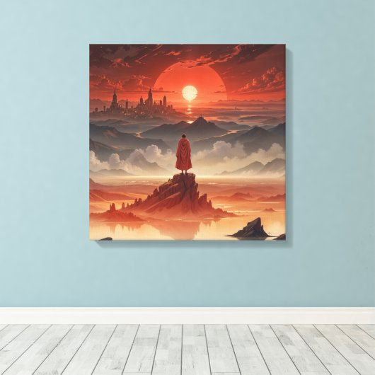 gewikkeld oud canvas (Insitu (Houten vloer))