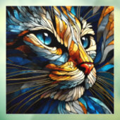 Gewikte Elegantie - AI Raamsticker (Vel 3)