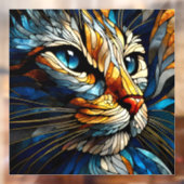 Gewikte Elegantie - AI Raamsticker (Vel 2)