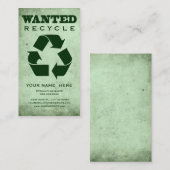 gewild : groen corp visitekaartje (Voorkant / Achterkant)