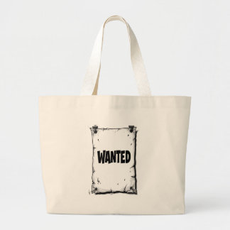 Gewilde handgetekende grote tote bag