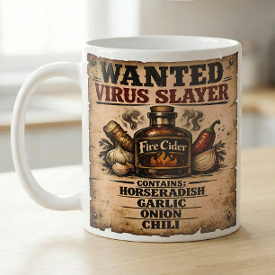Gewilde Poster Fire Cider Virus Slayer Grappig Koffiemok