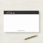 Gewogen maan Logo 10X6 Post-it® Notes (Op bureau)