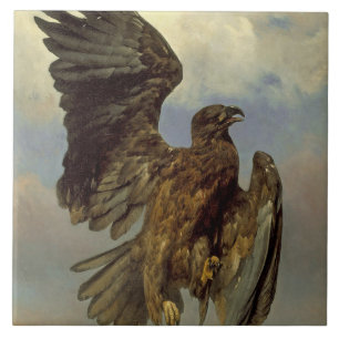 Gewonde Adelaar (door Rosa Bonheur) Tegeltje