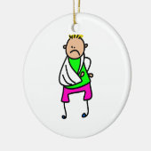 Gewonde Kind Keramisch Ornament (Links)