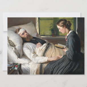 Gewonde krijger (door Elisabeth Jerichau-Baumann) Kaart