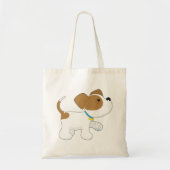 Gewonde puppy hond met verbonden poot tote bag (Voorkant)