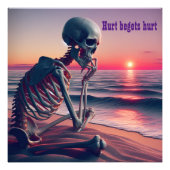 Gewonde raakt gewond | foto afdruk (Voorkant)