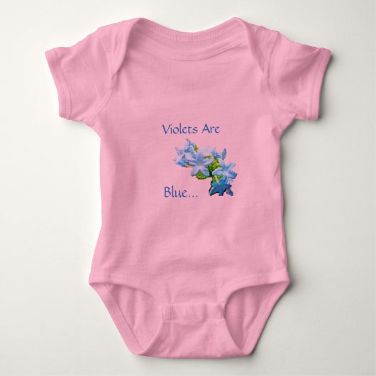 Gewonden zijn blauw... Baby Bodysuit (Voorkant)